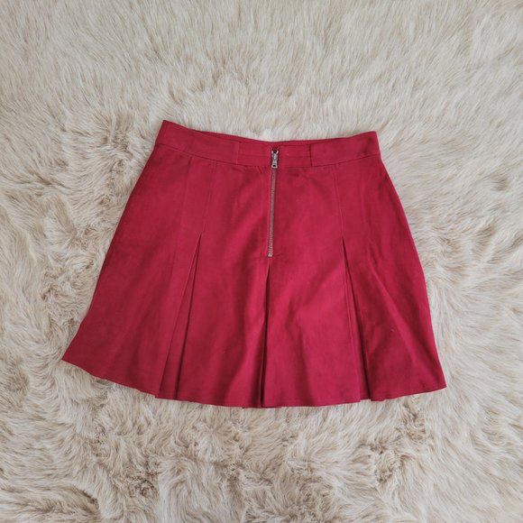 Alica + Olivia Valvet Mini Skirt - Picture 2 of 4